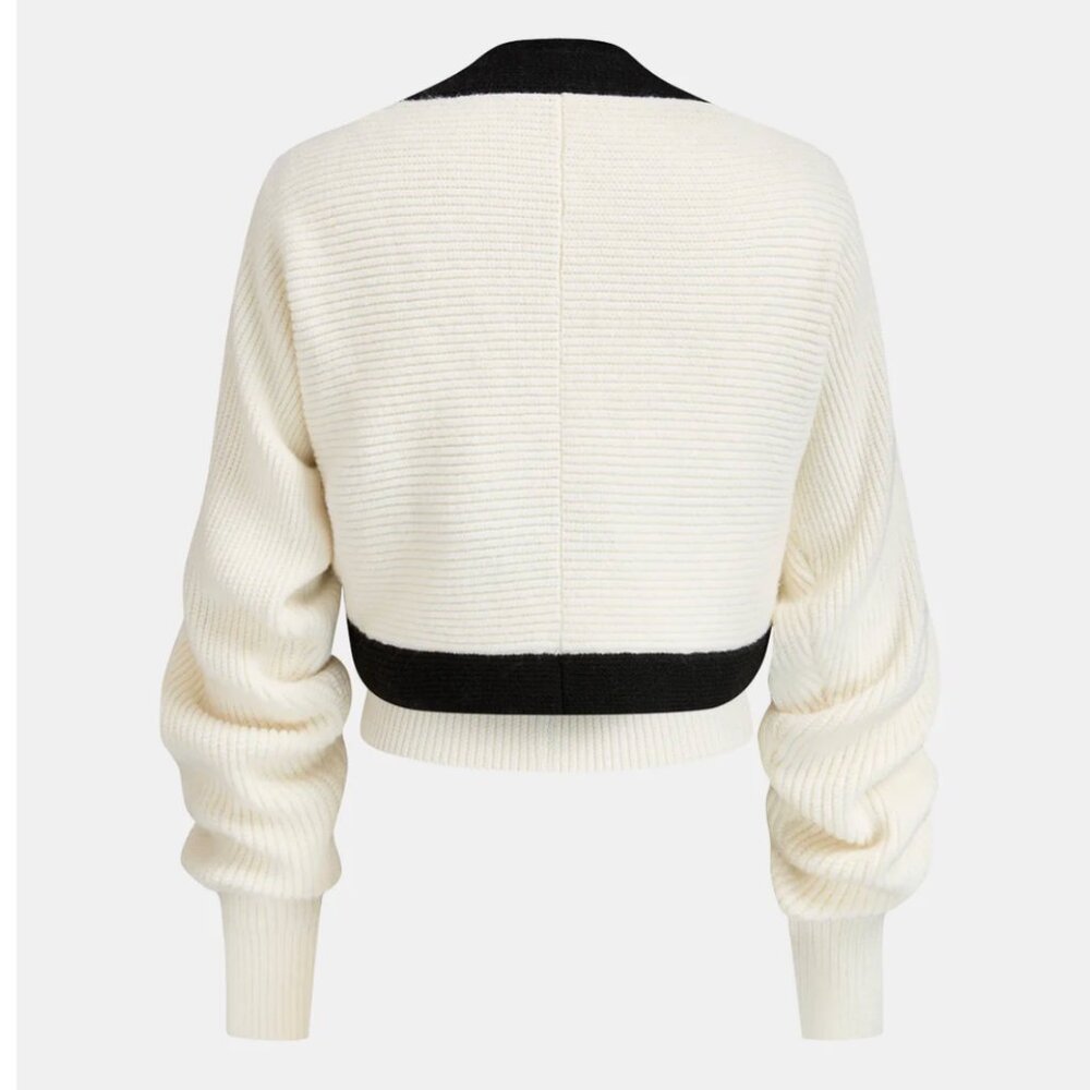 Commense Color-Block Cutout Ribbed Sweater Set - Picture 3 of 14